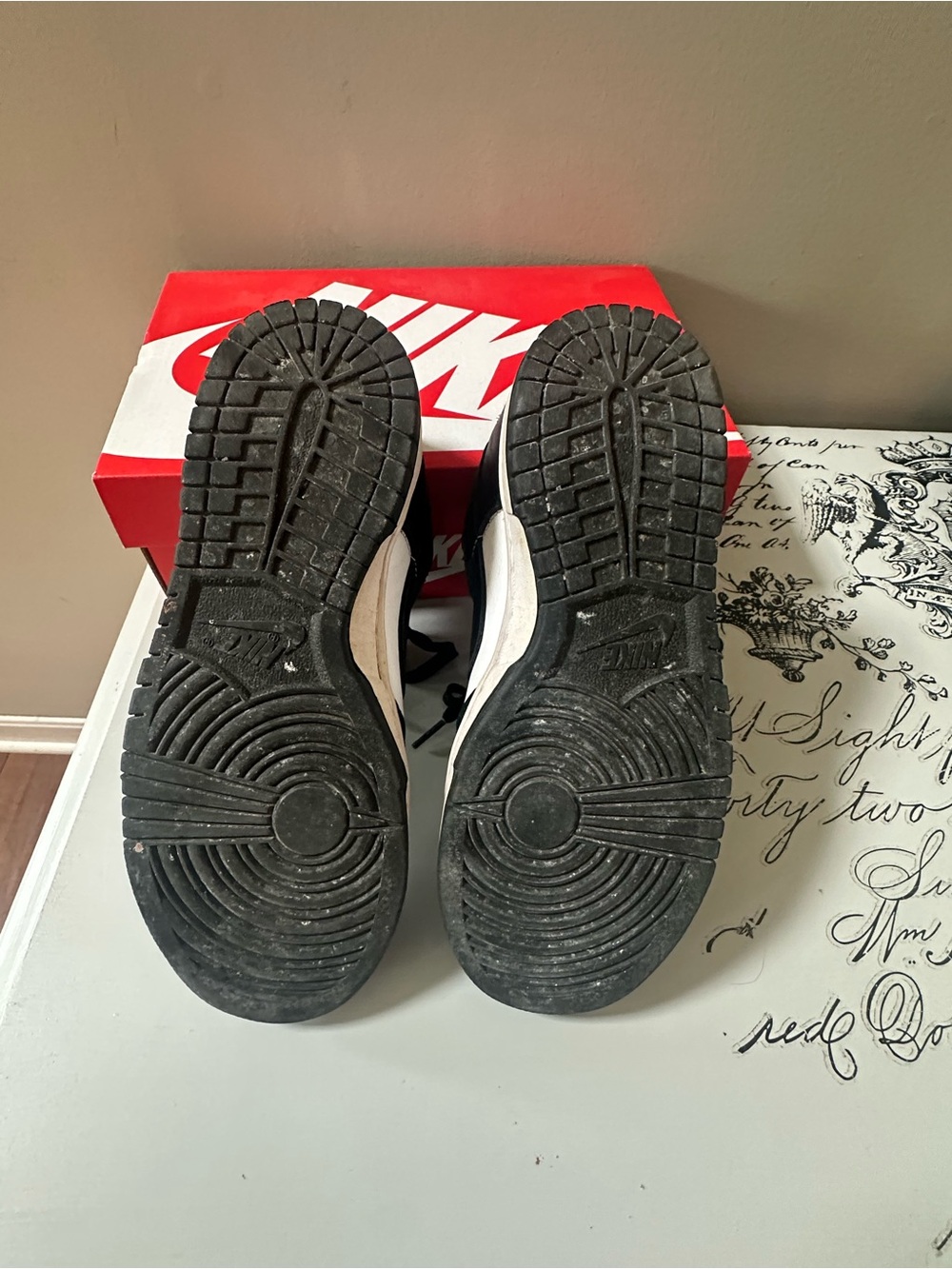 Nike Dunk Pandas Black and White Low-Top Sneakers - Picture 3 of 7